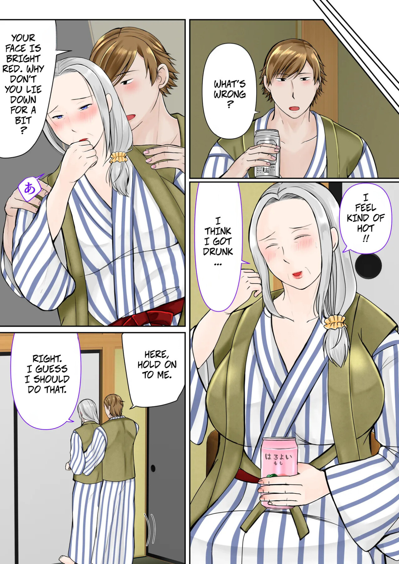 Hentai Manga Comic-A 3-Day, 2-Night Hot Spring Trip With My Grandmother (-Chapter 1)-10